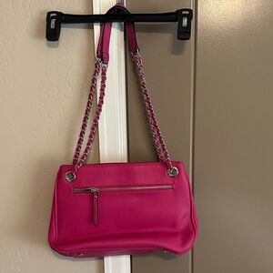 INC International Concepts Hot Pink Chain Shoulder Bag